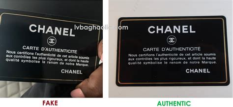 chanel fake box|authenticity card chanel.